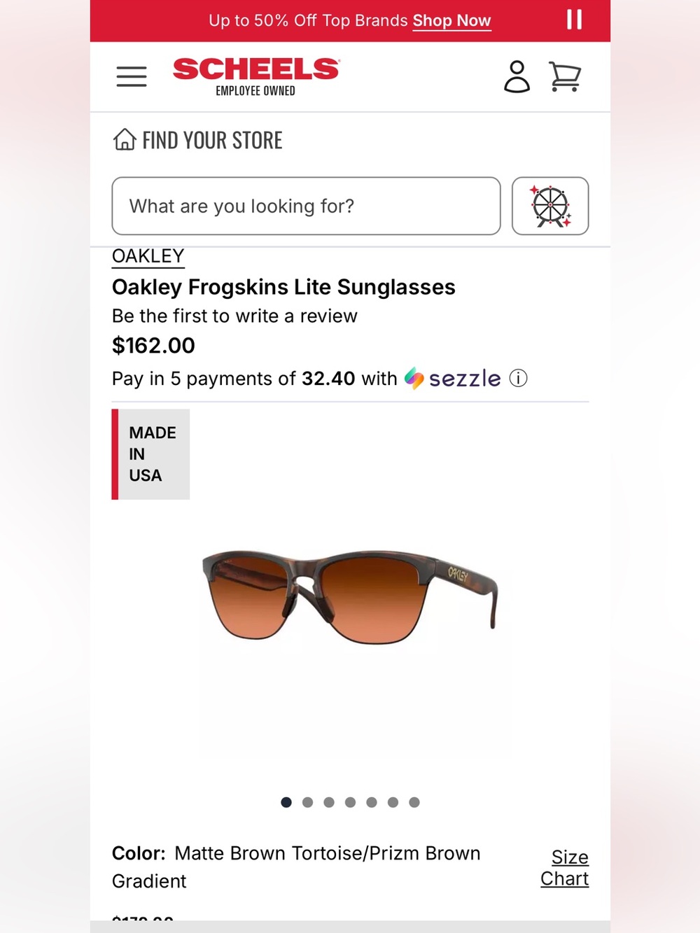 Oakley Matte Brown Tortoise Sunglasses with Prizm Brown Gradient Lenses